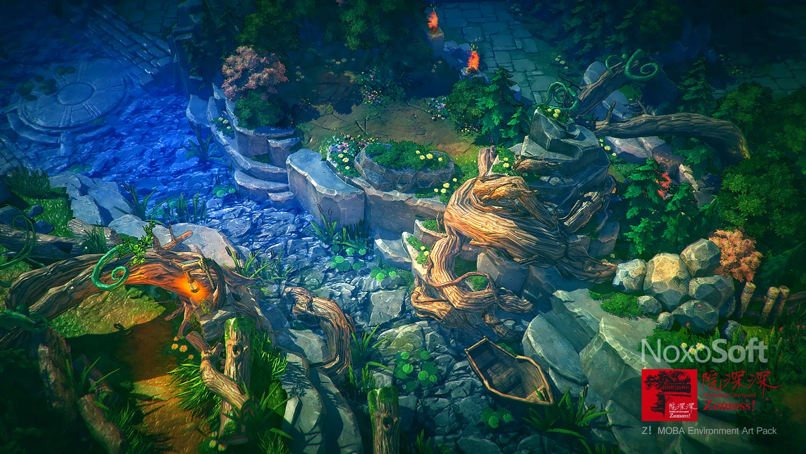 Z！M.O.B.A Environment Art Pack gallery image 5
