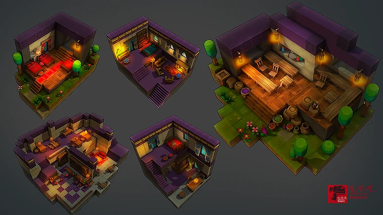 Z ! Voxel Blocks Interiors gallery image 7