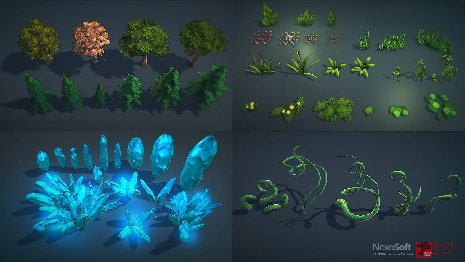 Z！M.O.B.A Environment Art Pack gallery image 15