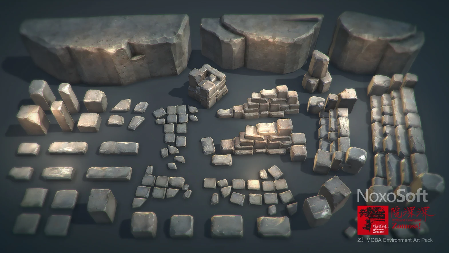 Z！M.O.B.A Environment Art Pack gallery image 9