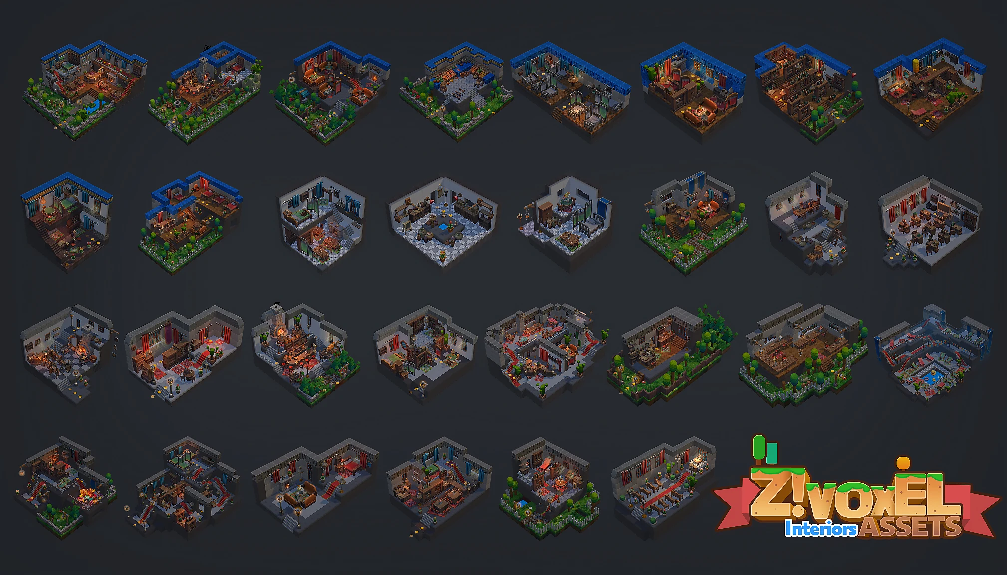 Z ! Voxel Assets - Imperial City gallery image 30