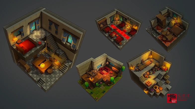 Z ! Voxel Blocks Interiors gallery image 4