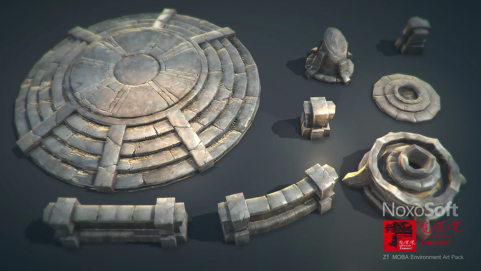 Z！M.O.B.A Environment Art Pack gallery image 11