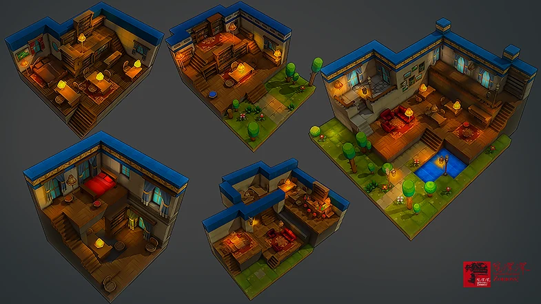 Z ! Voxel Blocks Interiors gallery image 3
