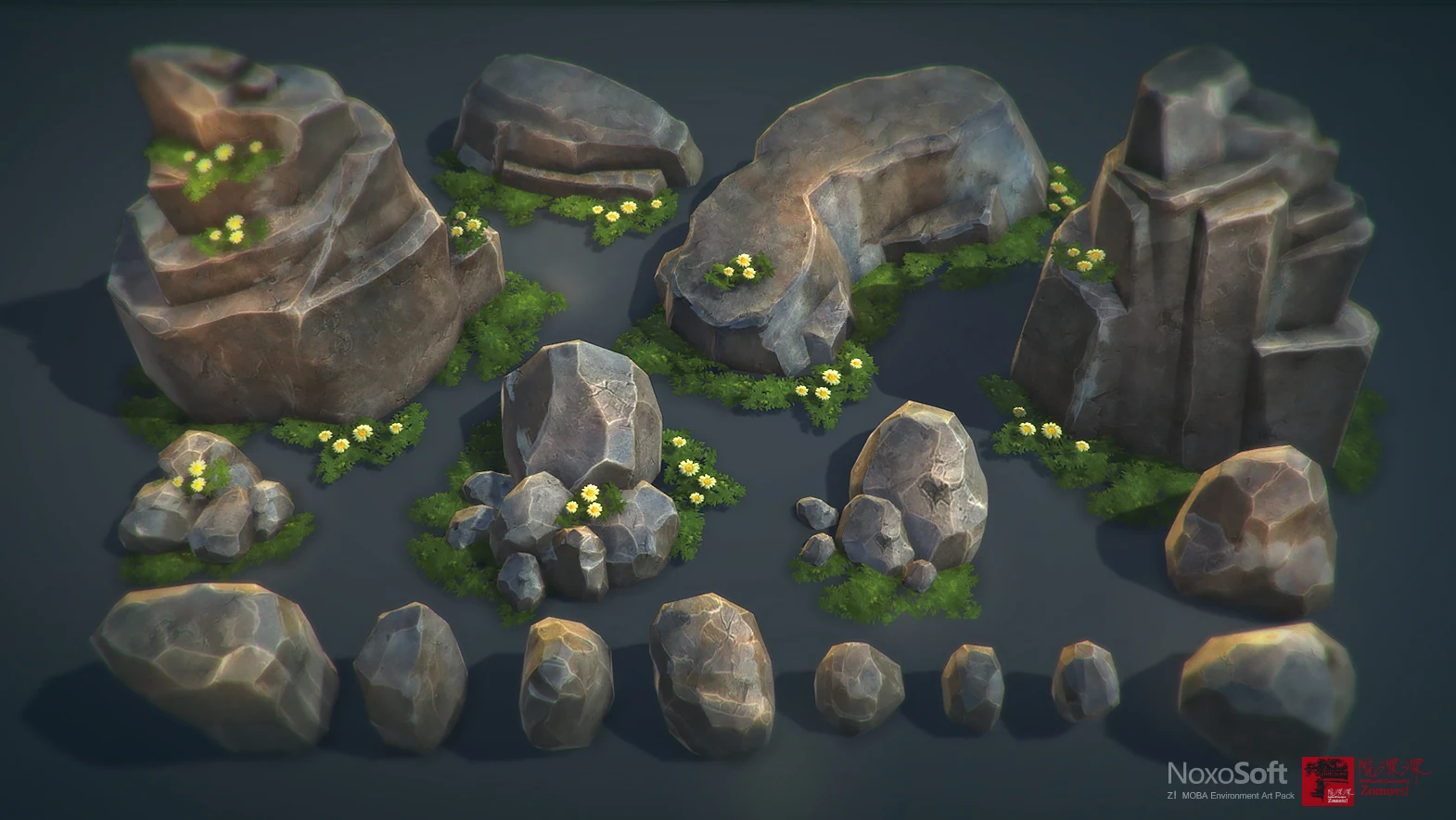 Z！M.O.B.A Environment Art Pack gallery image 16