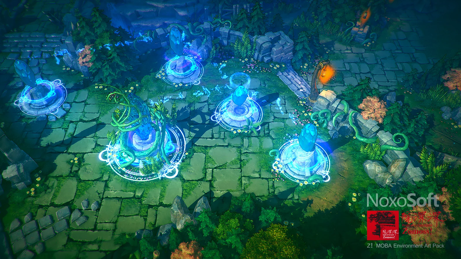 Z！M.O.B.A Environment Art Pack gallery image 2