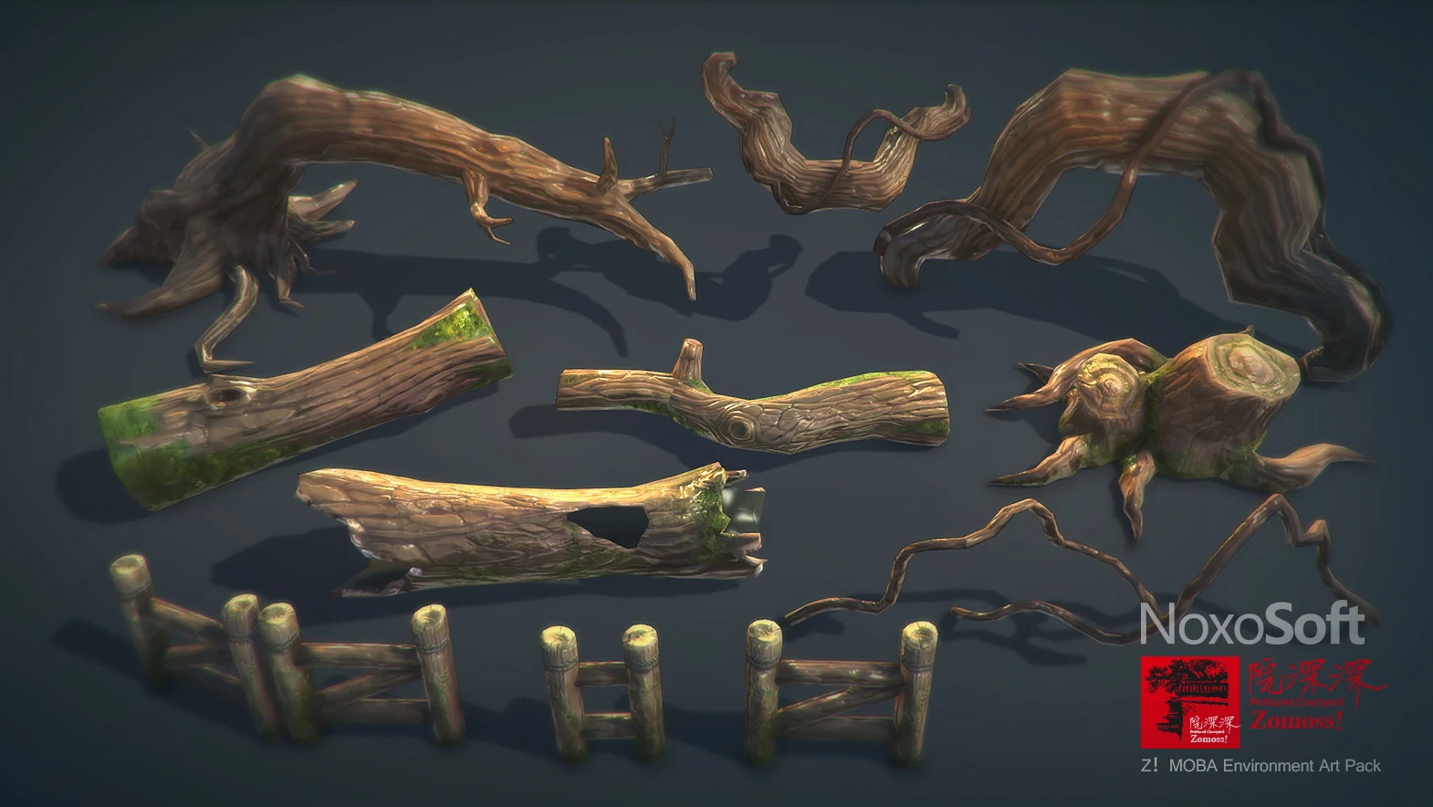 Z！M.O.B.A Environment Art Pack gallery image 10