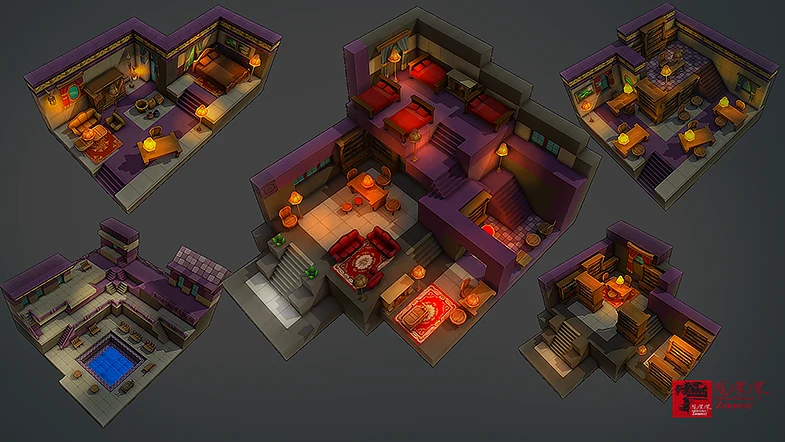 Z ! Voxel Blocks Interiors gallery image 6