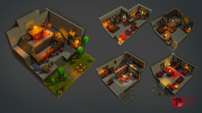 Z ! Voxel Blocks Interiors gallery image 5